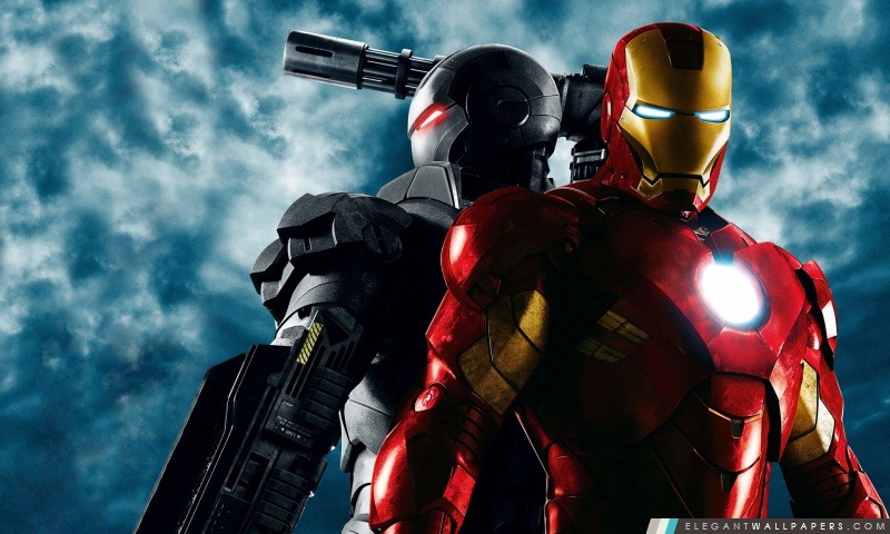 War Machine et Iron Man, Iron Man 2, Arrière-plans HD à télécharger