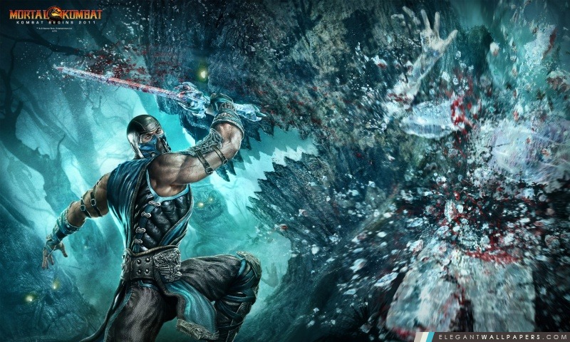 Mortal Kombat 9 Sub Zero, Arrière-plans HD à télécharger