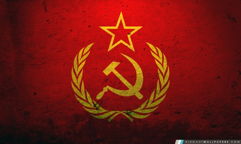 Grunge drapeau de l'Union soviétique, Arrière-plans HD à télécharger