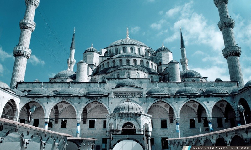 Mosquée Sainte-Sophie à Istanbul, Arrière-plans HD à télécharger