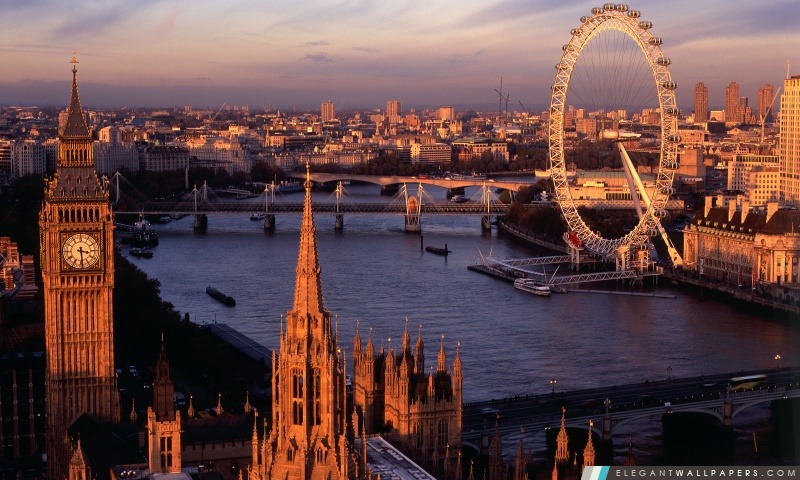 Panorama de Londres, Arrière-plans HD à télécharger