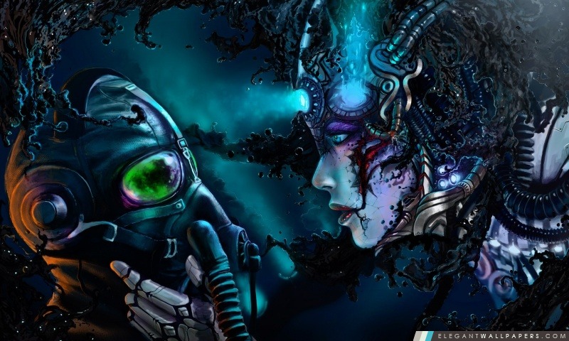 Cyberpunk Art numérique, Arrière-plans HD à télécharger
