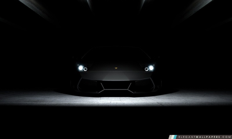 Lamborghini, foncé, Arrière-plans HD à télécharger