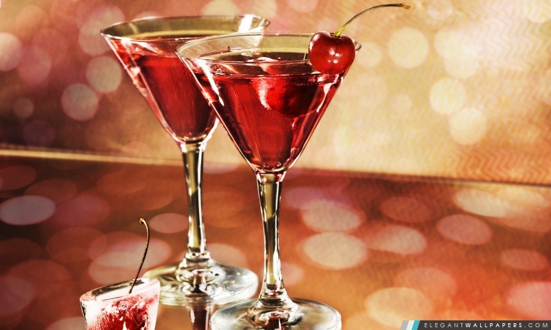 Cocktails rouges, Arrière-plans HD à télécharger