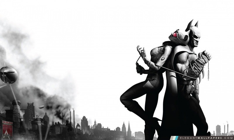 Batman Arkham City – Batman & Catwoman, Arrière-plans HD à télécharger