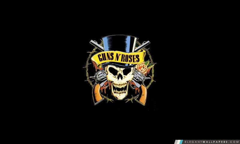 De Guns 'n' Roses Logo (HD), Arrière-plans HD à télécharger
