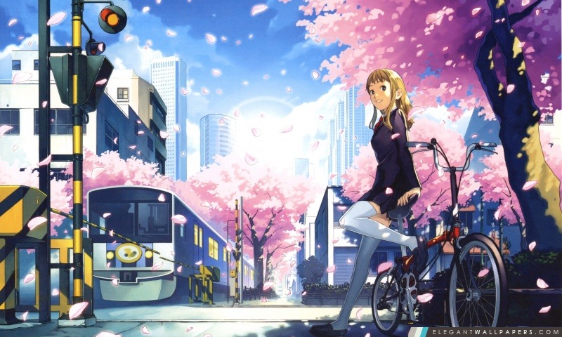 Anime Ville, Arrière-plans HD à télécharger