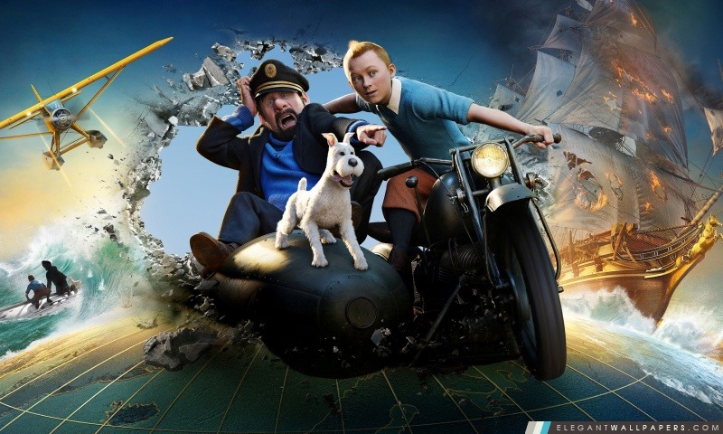 Les Aventures de Tintin: Le Secret de la Licorne, Arrière-plans HD à télécharger