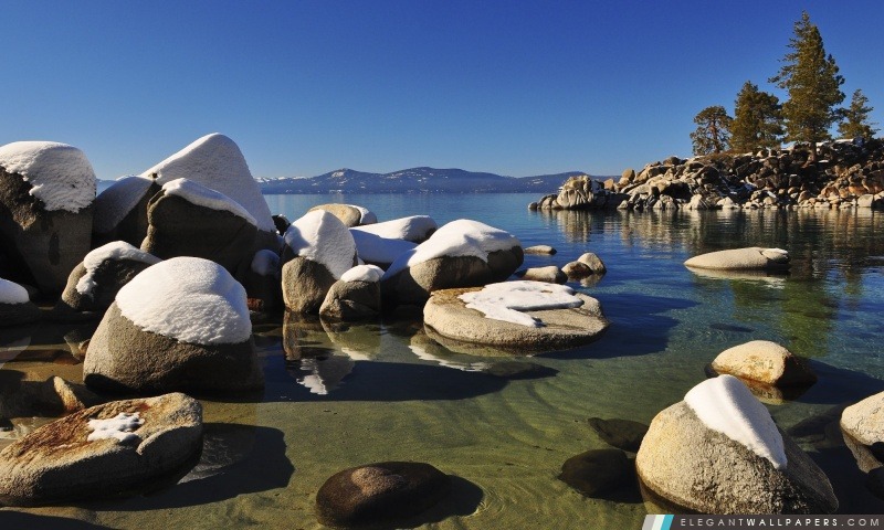 Rocks Lake Tahoe, Arrière-plans HD à télécharger