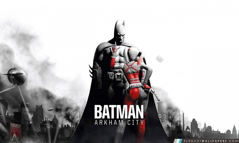 Batman Arkham City – Batman et Harley, Arrière-plans HD à télécharger