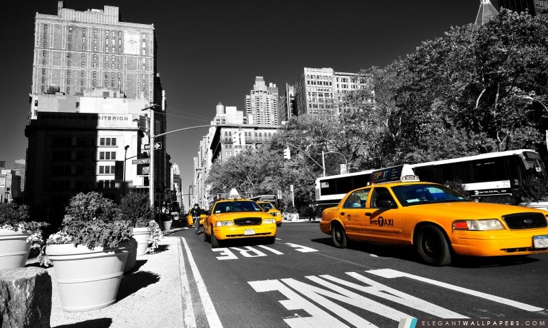 Taxi de New York, Arrière-plans HD à télécharger
