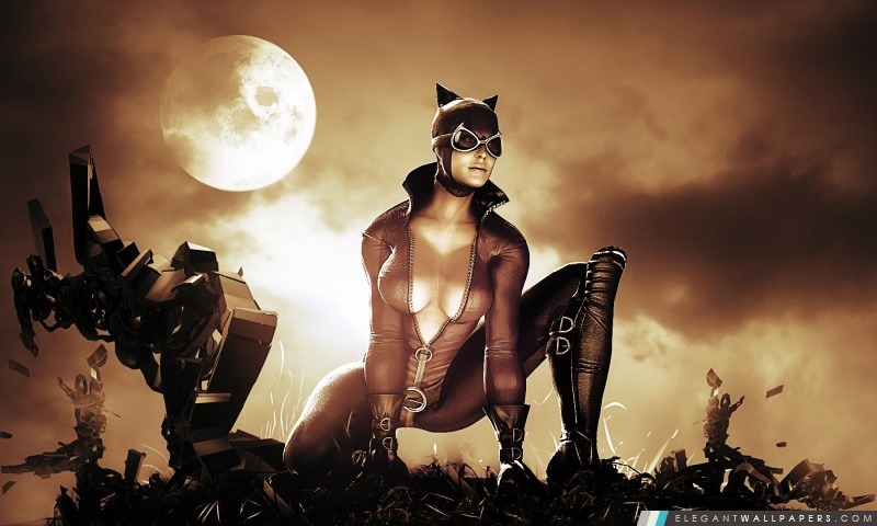 Batman Arkham City – Catwoman Nuit, Arrière-plans HD à télécharger