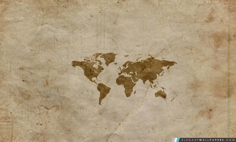 Carte vintage du monde, Arrière-plans HD à télécharger