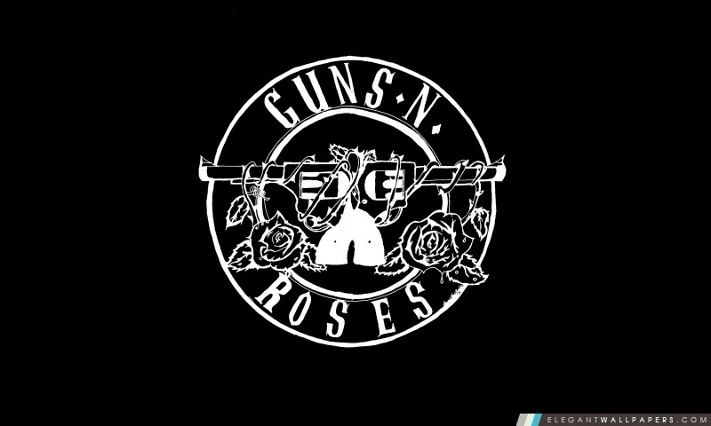 De Guns 'n' Roses Logo (HD), Arrière-plans HD à télécharger