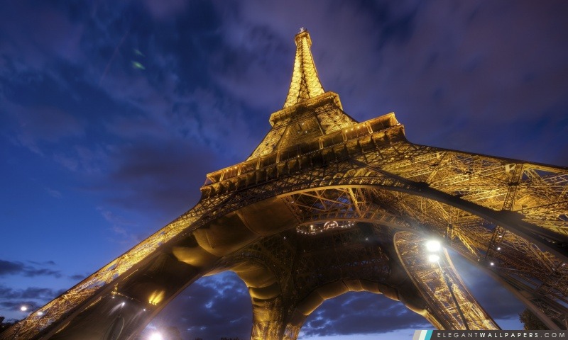 Tour Eiffel, Paris, France, Europe, Arrière-plans HD à télécharger