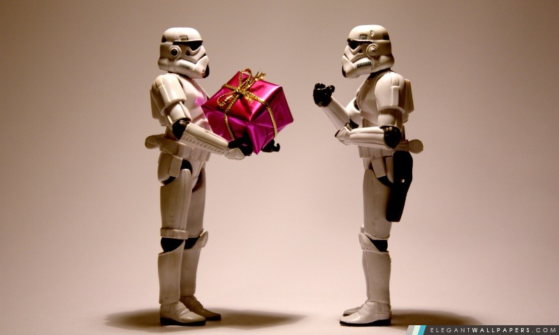 Stormtrooper de Noël, Arrière-plans HD à télécharger