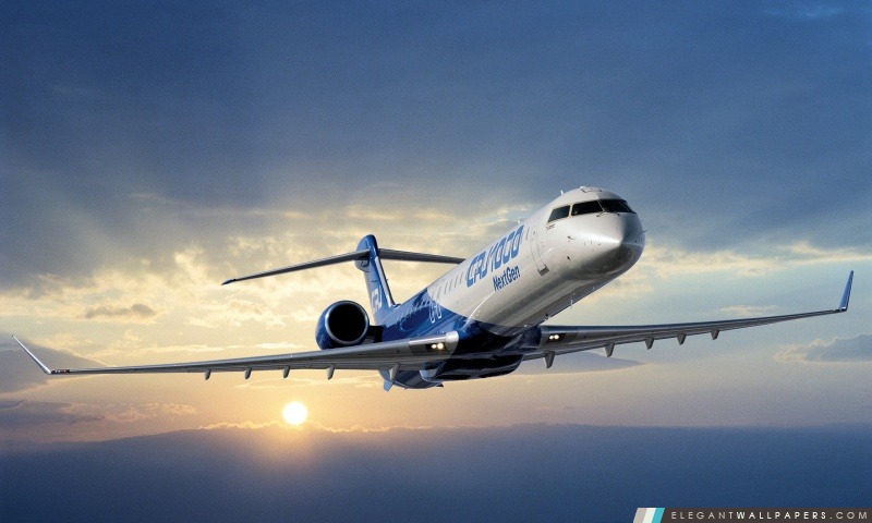 Bombardier CRJ 1000 aéronefs, Arrière-plans HD à télécharger