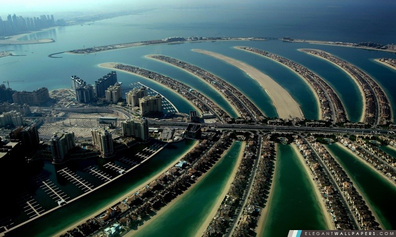 Les Palm Islands (Atlantis), Dubaï, Émirats arabes unis, Arrière-plans HD à télécharger