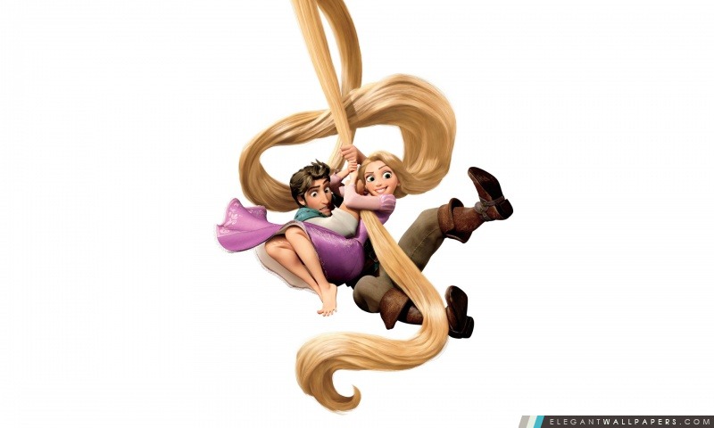 Tangled Rapunzel Et Flynn Ryder, Arrière-plans HD à télécharger