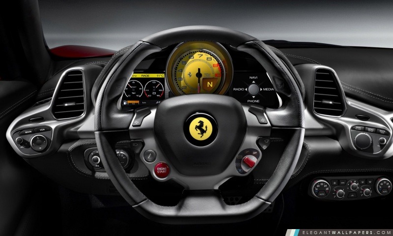 2010 Ferrari 458 Italia Volant, Arrière-plans HD à télécharger