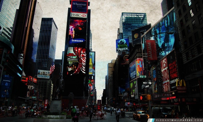 Times Square, Arrière-plans HD à télécharger