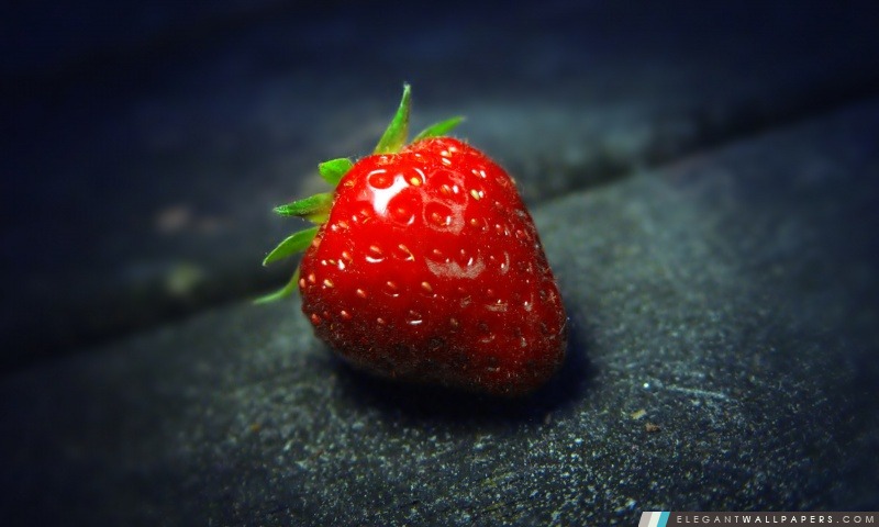 Strawberry Macro, Arrière-plans HD à télécharger