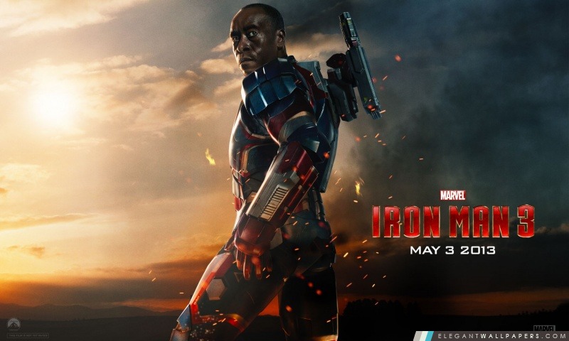Iron Man 3 – War Machine, Arrière-plans HD à télécharger