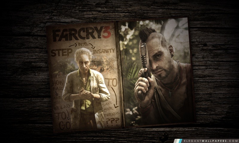 Far Cry 3 – Vieux livre, Arrière-plans HD à télécharger