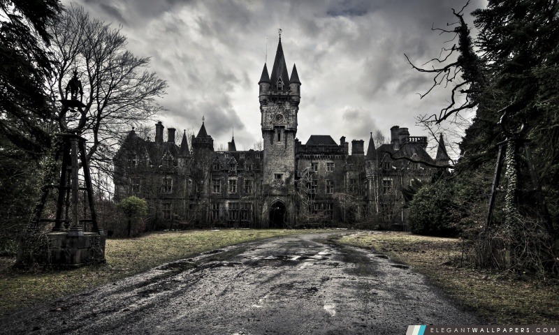 Spooky Castle, Arrière-plans HD à télécharger
