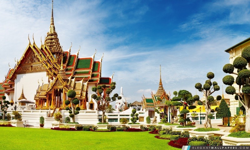 Temple en Thaïlande, Arrière-plans HD à télécharger