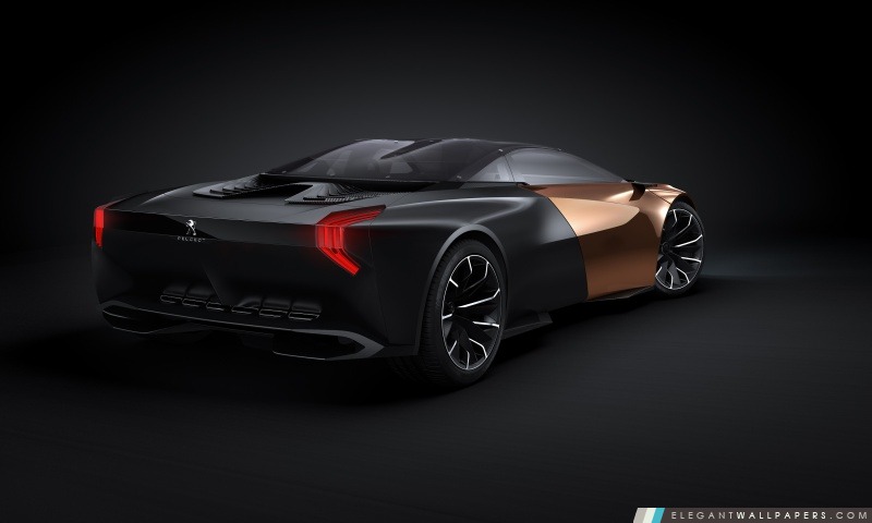 Peugeot Onyx Concept – arrière, Arrière-plans HD à télécharger