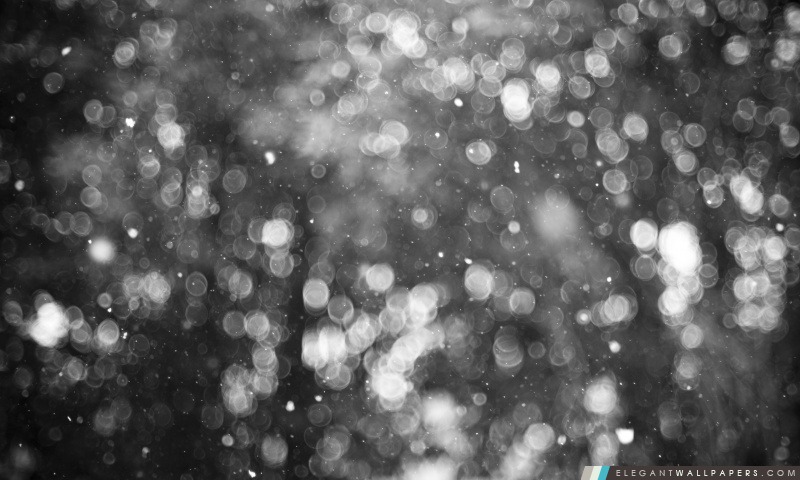 Flocons de neige Bokeh, Arrière-plans HD à télécharger