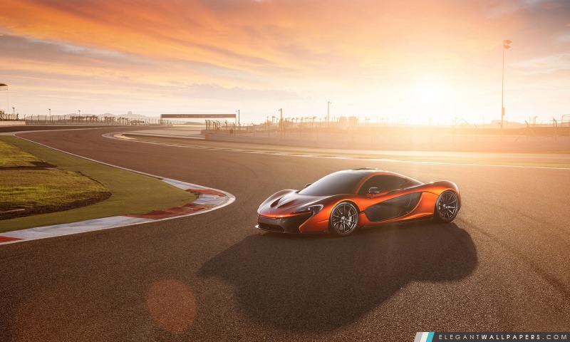 2014 McLaren P1 Race Track, Arrière-plans HD à télécharger