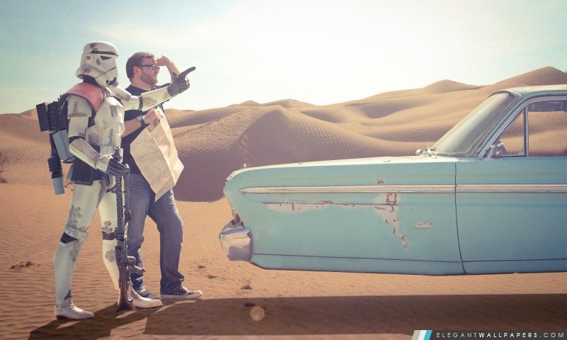 Star Wars Stormtrooper – désert, Arrière-plans HD à télécharger