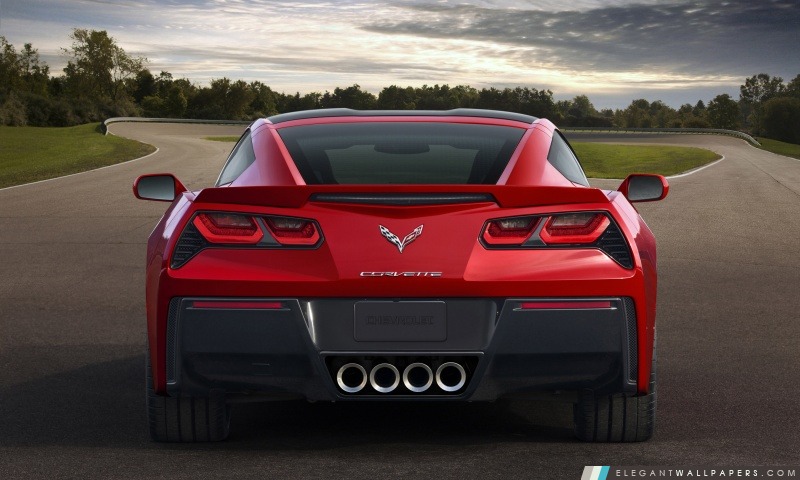 2014 Chevrolet Corvette Stingray arrière, Arrière-plans HD à télécharger