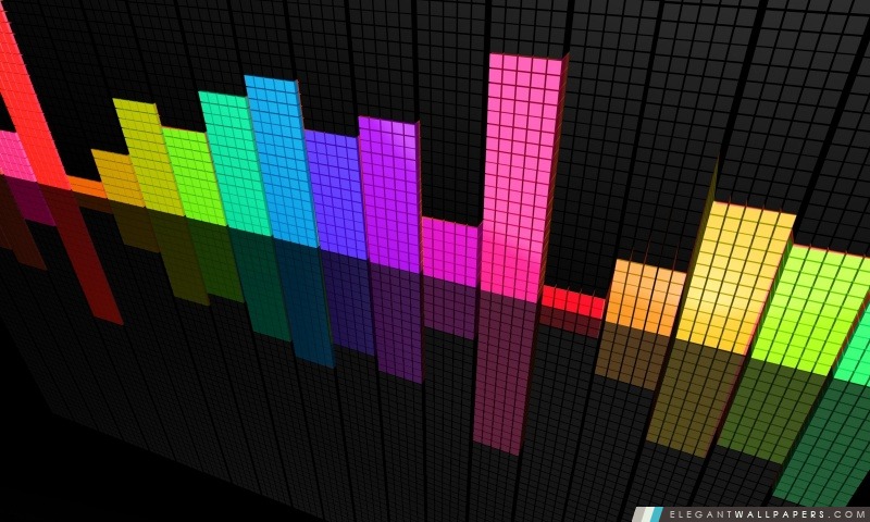Colorful Equalizer, Arrière-plans HD à télécharger