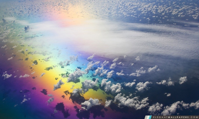 Vue aérienne de Rainbow, Arrière-plans HD à télécharger