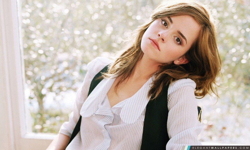 Emma Watson sur un président, Arrière-plans HD à télécharger
