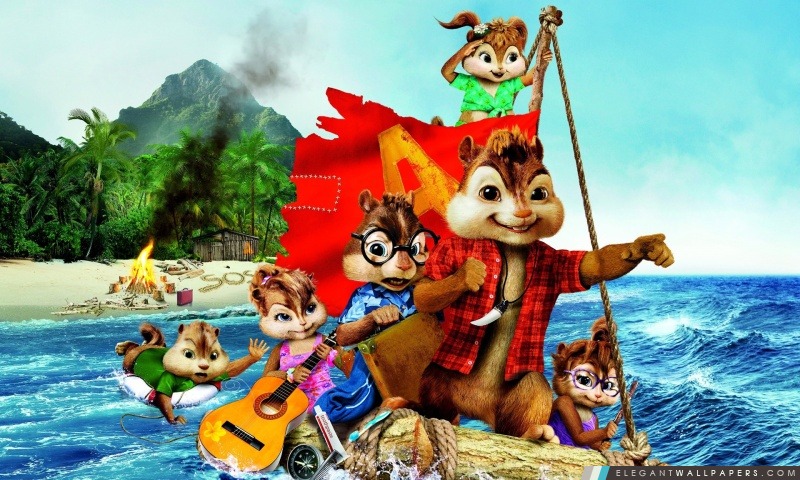 Alvin et les Chipmunks Les naufragés (2011), Arrière-plans HD à télécharger