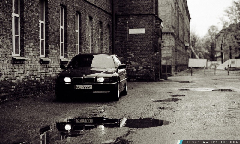 BMW E38 Vieux Photographie, Arrière-plans HD à télécharger