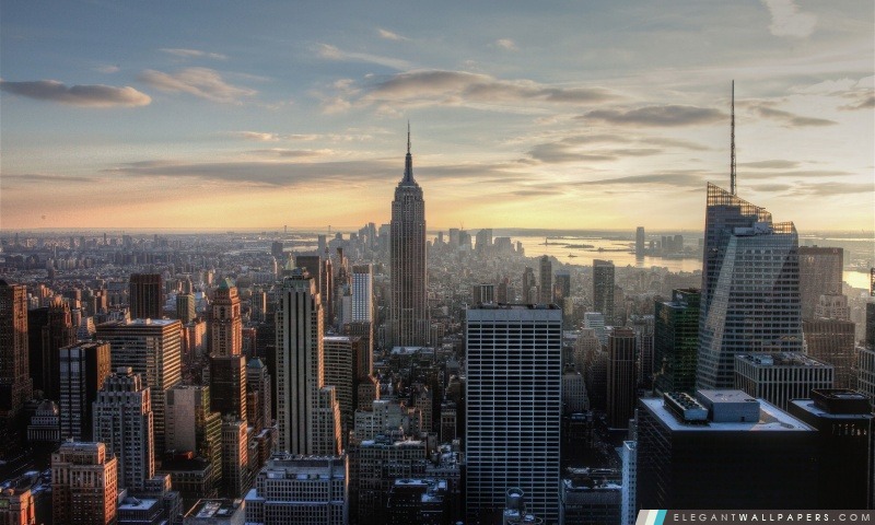 Vue aérienne de l'Empire State Building, Arrière-plans HD à télécharger