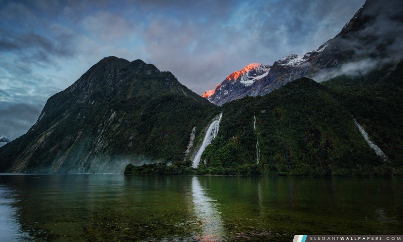Cascade En Nouvelle-Zélande, Arrière-plans HD à télécharger