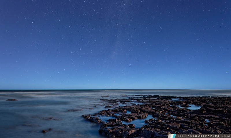Ocean At Night, Arrière-plans HD à télécharger