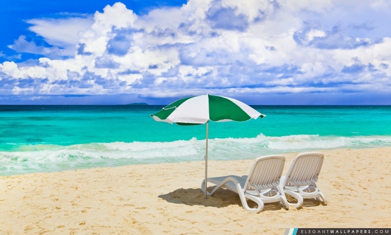 Sunny Day At The Beach, Arrière-plans HD à télécharger