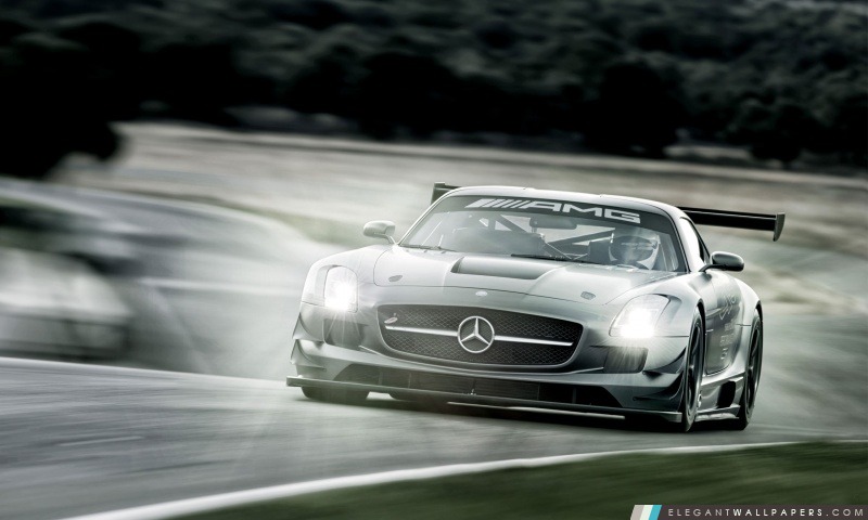 Mercedes Benz SLS GT3, Arrière-plans HD à télécharger