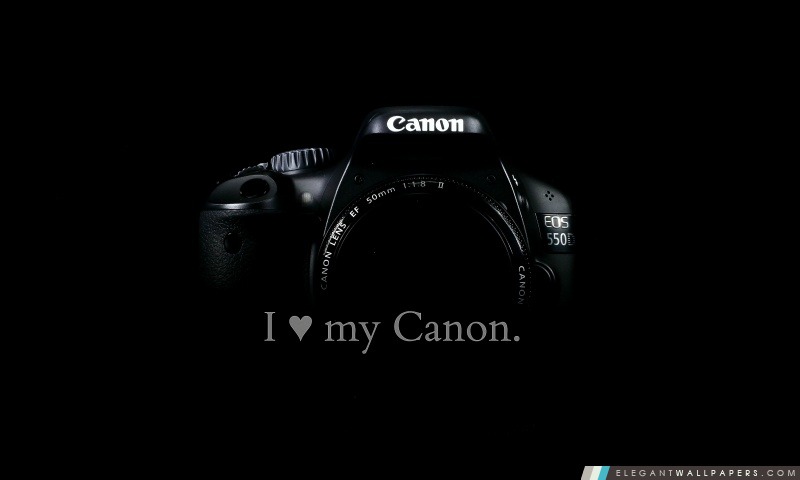 J'aime mon Canon., Arrière-plans HD à télécharger