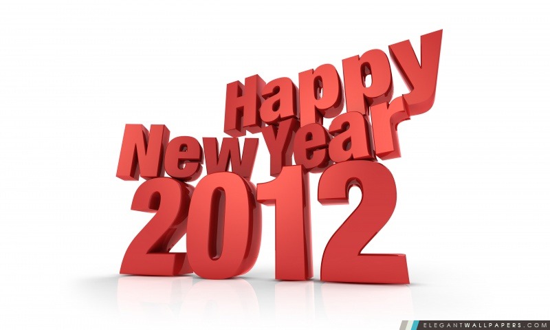 Bonne année 2012, Arrière-plans HD à télécharger