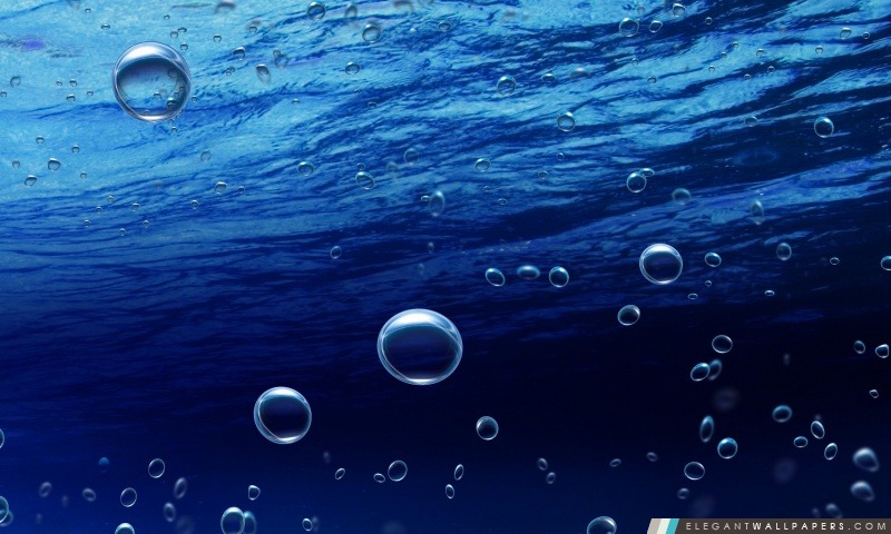 Underwater Bubbles, Arrière-plans HD à télécharger