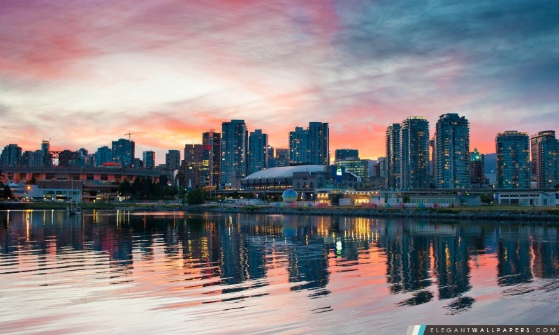 Vancouver Sunset, Arrière-plans HD à télécharger