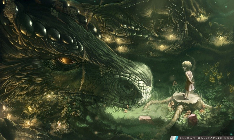 Fantasy Dragon, Arrière-plans HD à télécharger